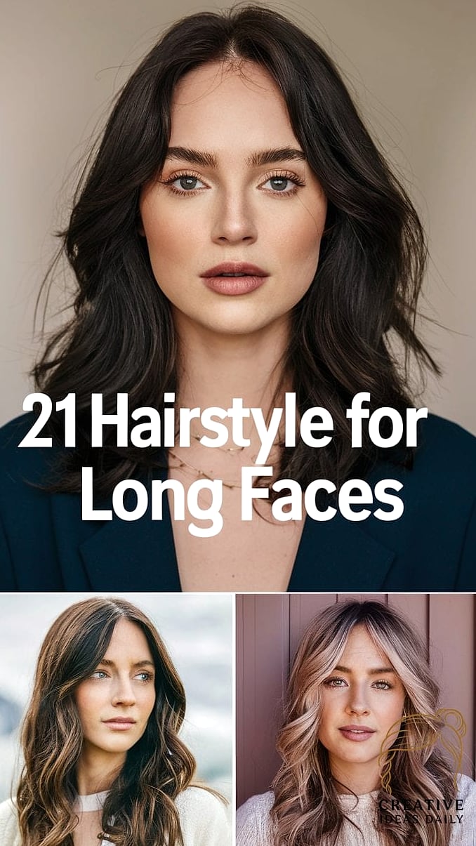 Long Hair With Face-Framing Highlights