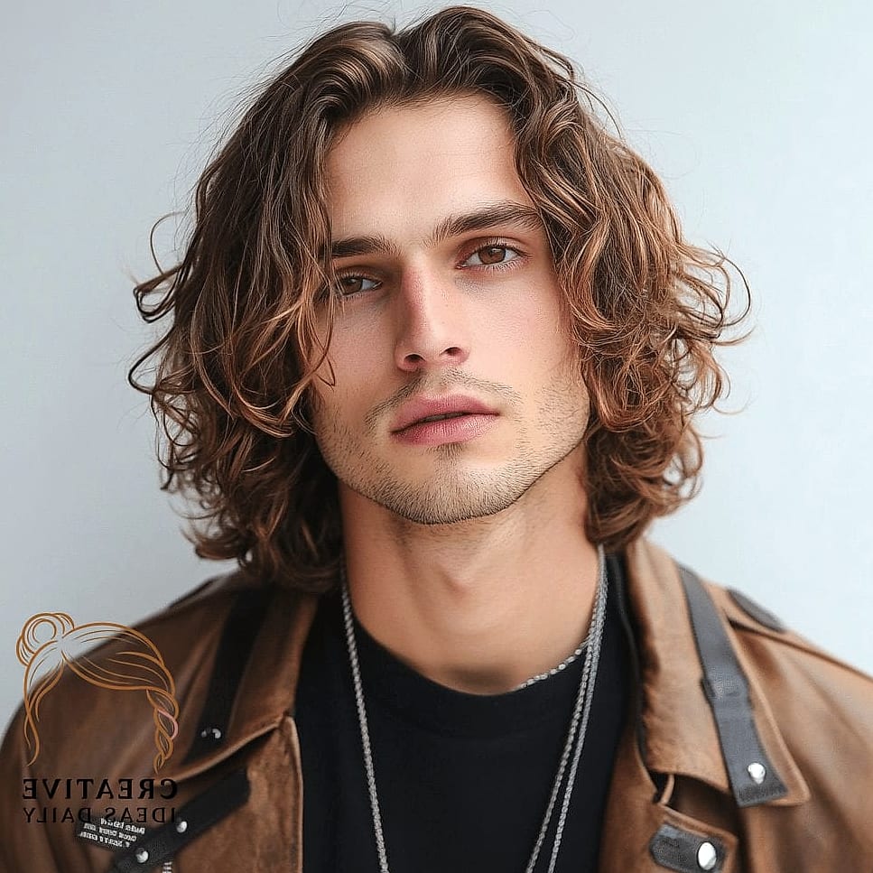 21 Long Hair Styles Men Ideas That Are Trending Right Now 20 Long Hair with Natural Texture
