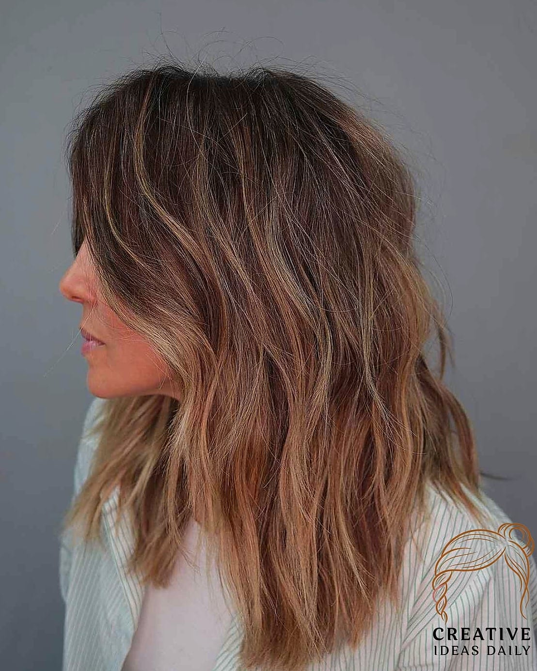 Long Layered Beach Waves