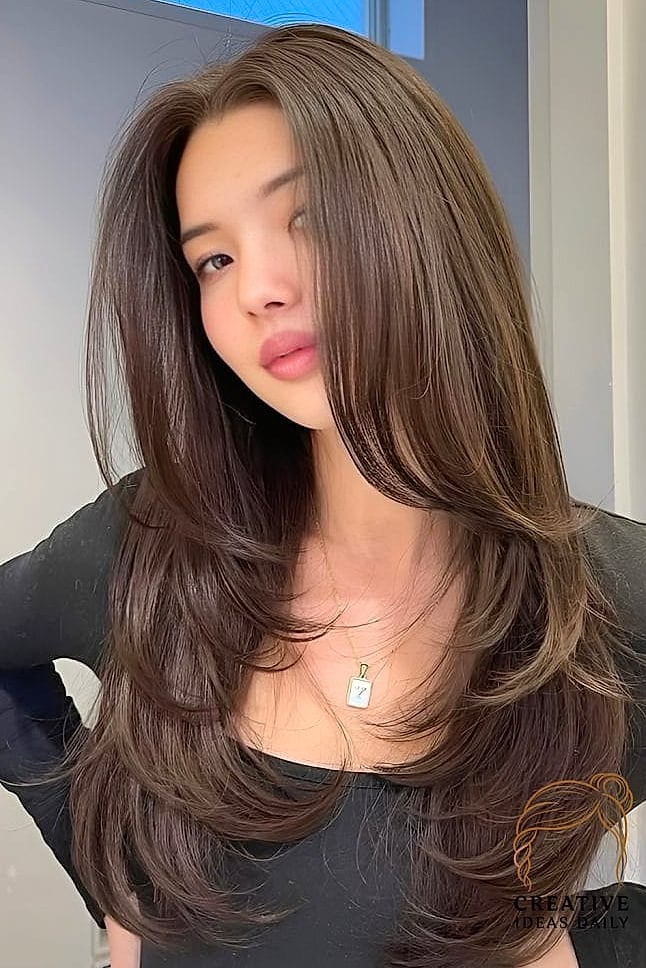 Long Layers with Subtle Highlights