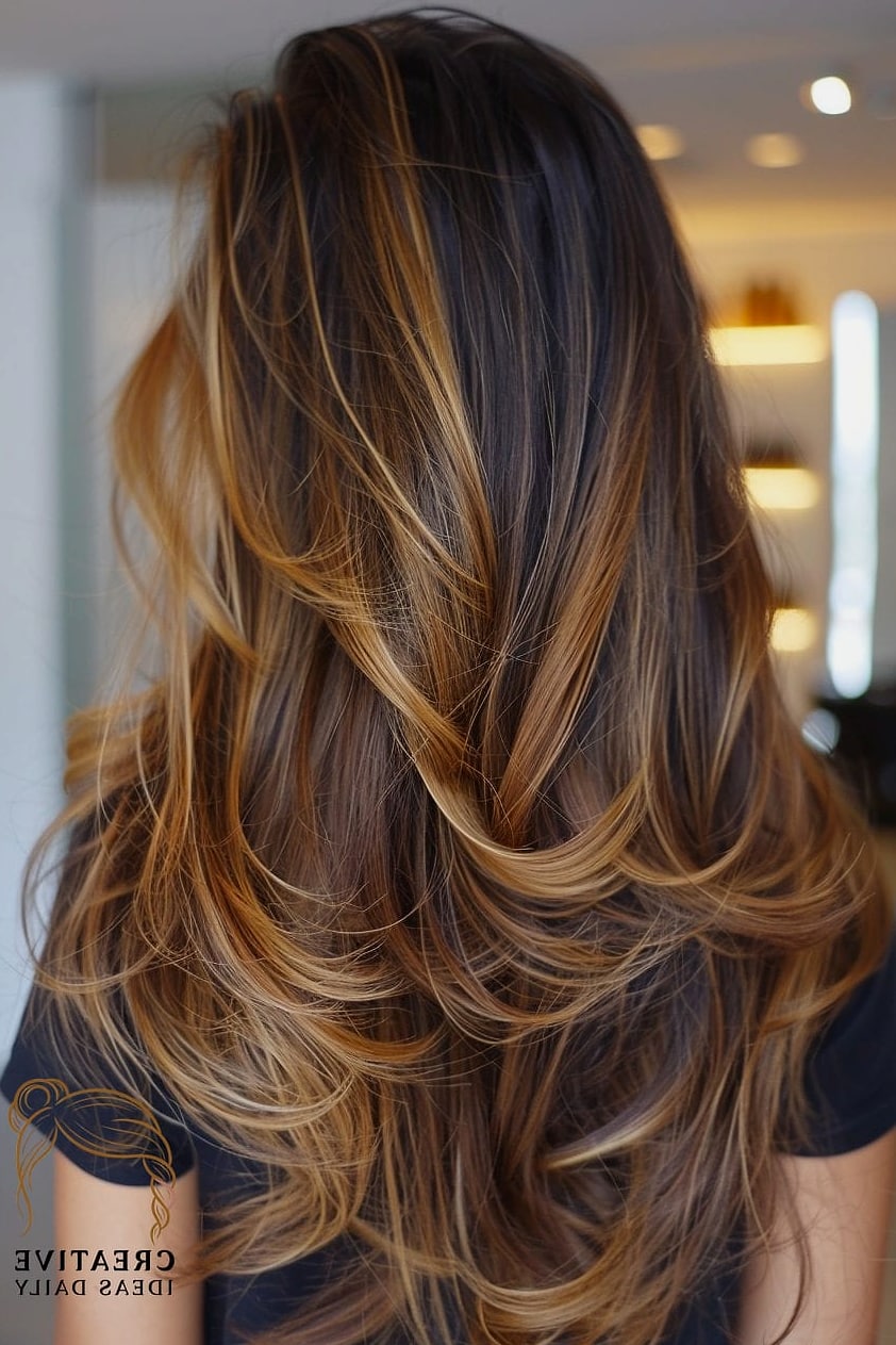 Long Layers with Face-Framing Pieces