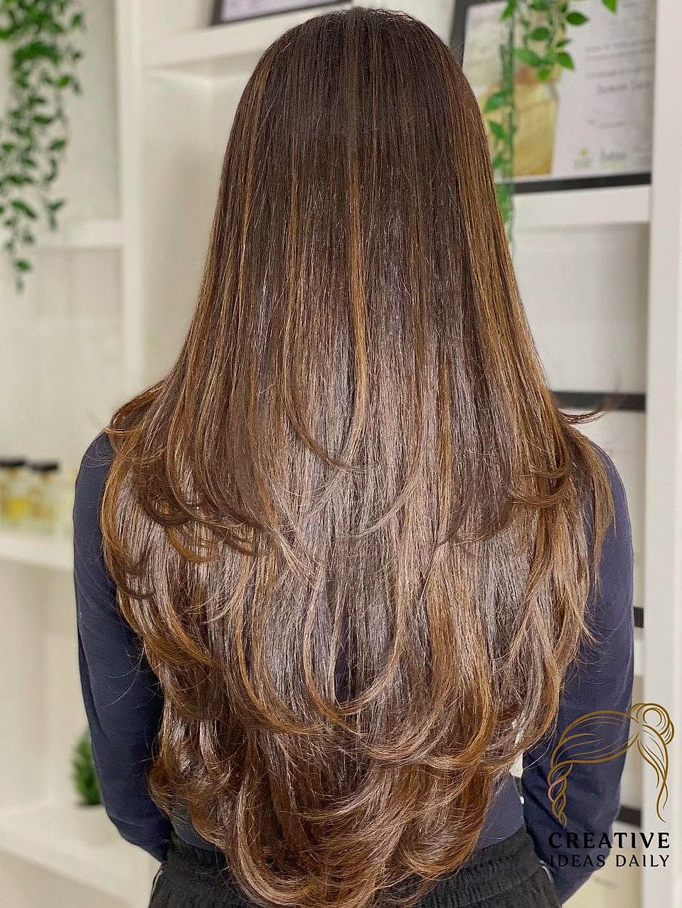 Long Layers with Face-Framing Pieces