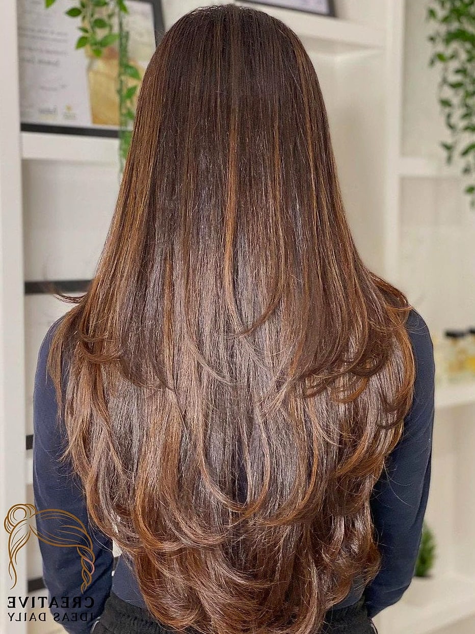 Long Layers with Beach Waves