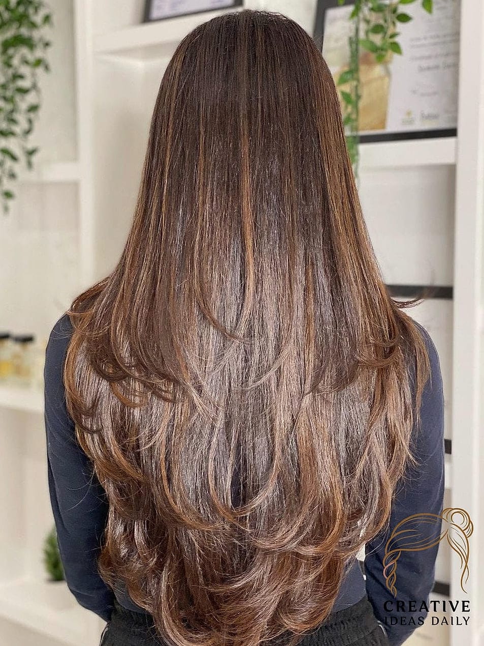 Long Layers with a Tousled, Undone Finish