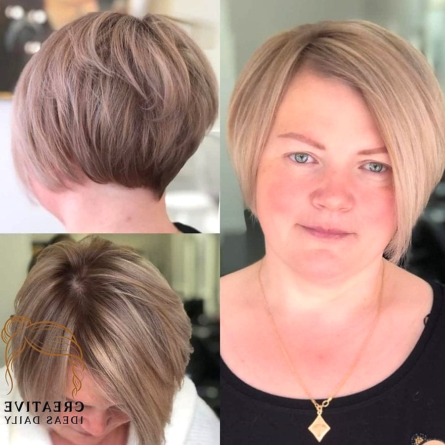 Long Pixie with Deep Side Part