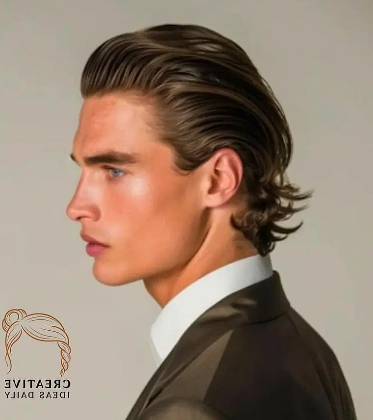 Long Slicked-Back Hair