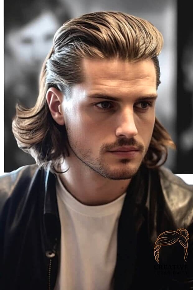 21 Long Hair Styles Men Ideas That Are Trending Right Now 2 Long Slicked Back Hair