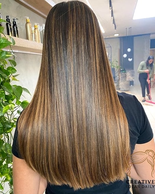 Long Straight Hair With Subtle Ombre