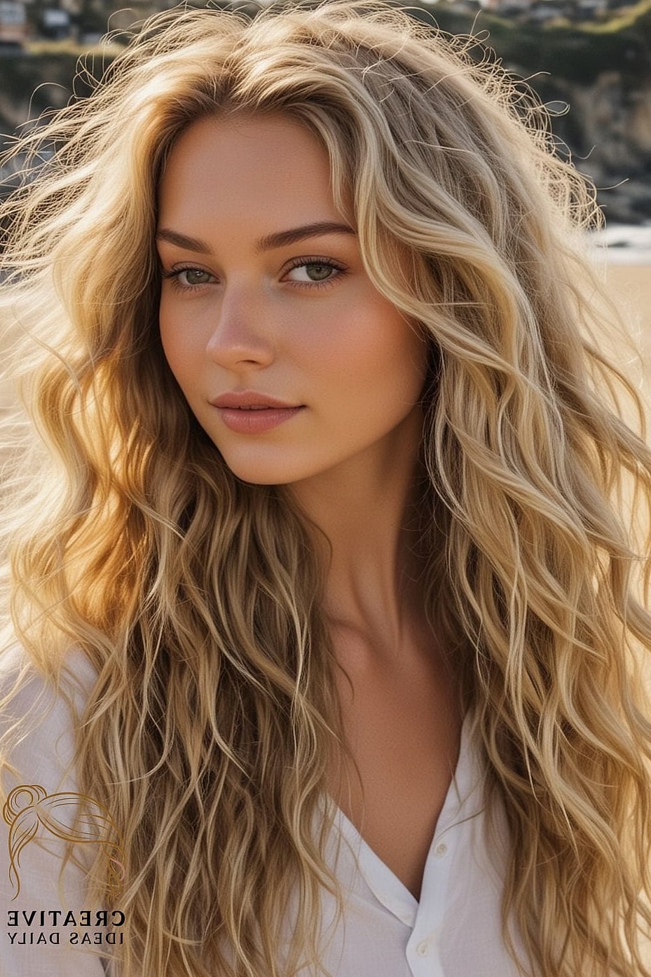 Loose Beach Waves For Thick Long Hair