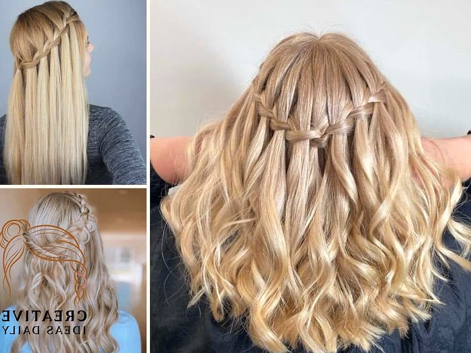 22 Easy Hairstyles For Long Hair Ideas That Will Transform Your Look 22 Loose Waterfall Braid