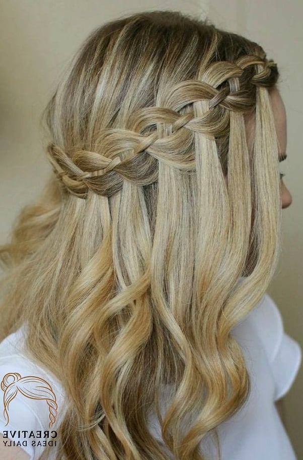 Loose Waterfall Braid