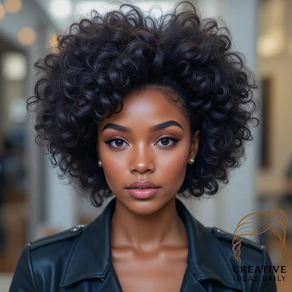 Medium Length Afro-Textured Cut
