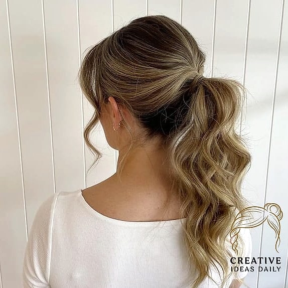 Medium Length Ponytail-Ready Cut