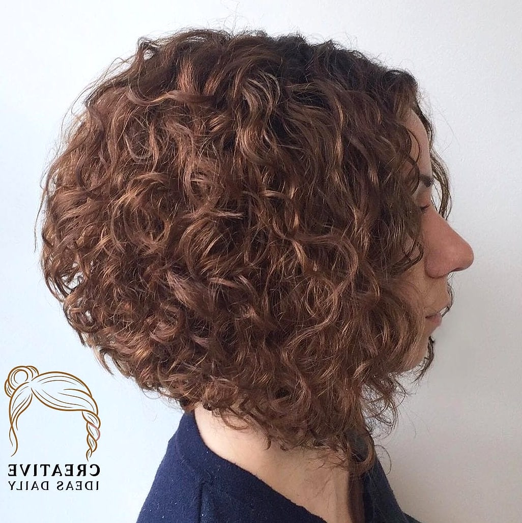 Medium Length Curly Bob