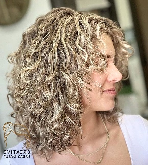 Medium Length Curly Shag