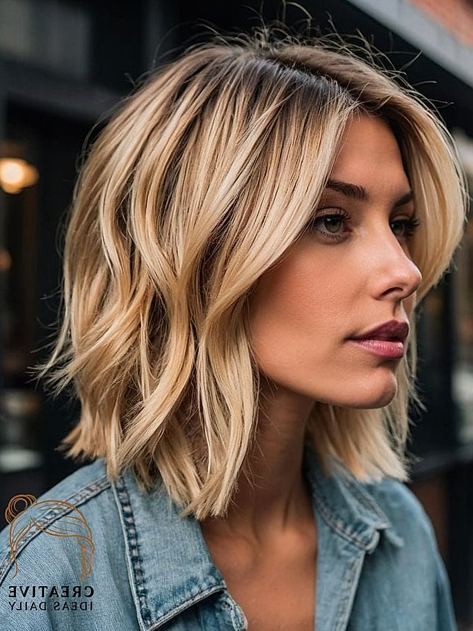 Medium Textured Lob with Piecey Layers