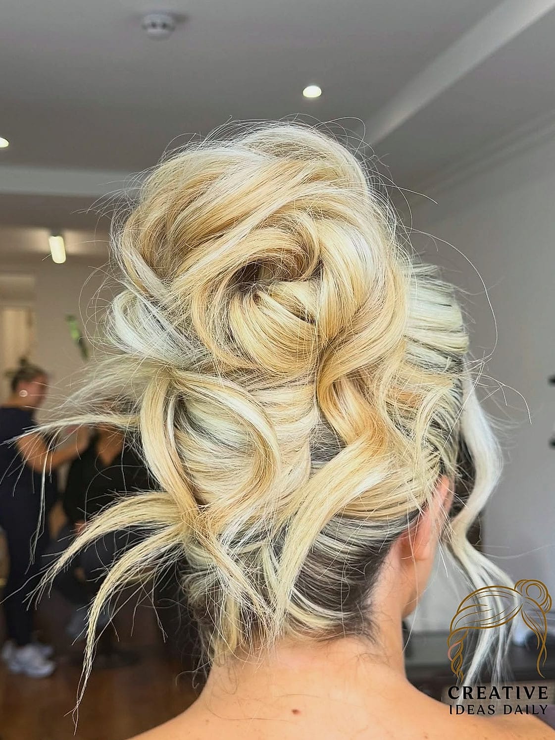 Messy High Bun