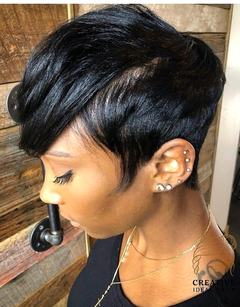 Messy Pixie Bob with Tapered Nape