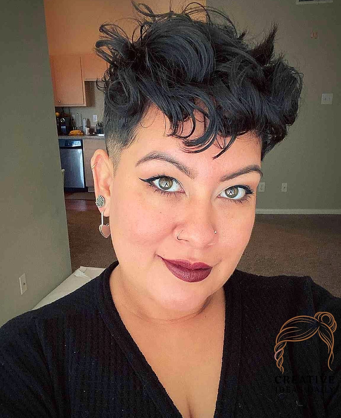 Messy Razored Long Pixie