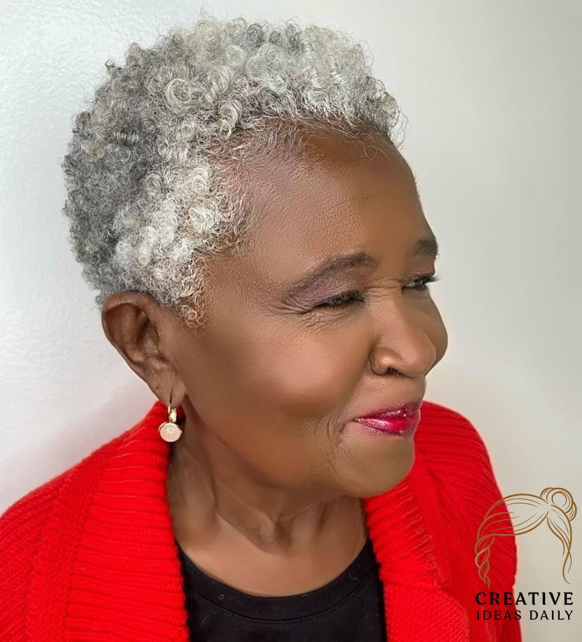 Natural TWA for Black Senior Women