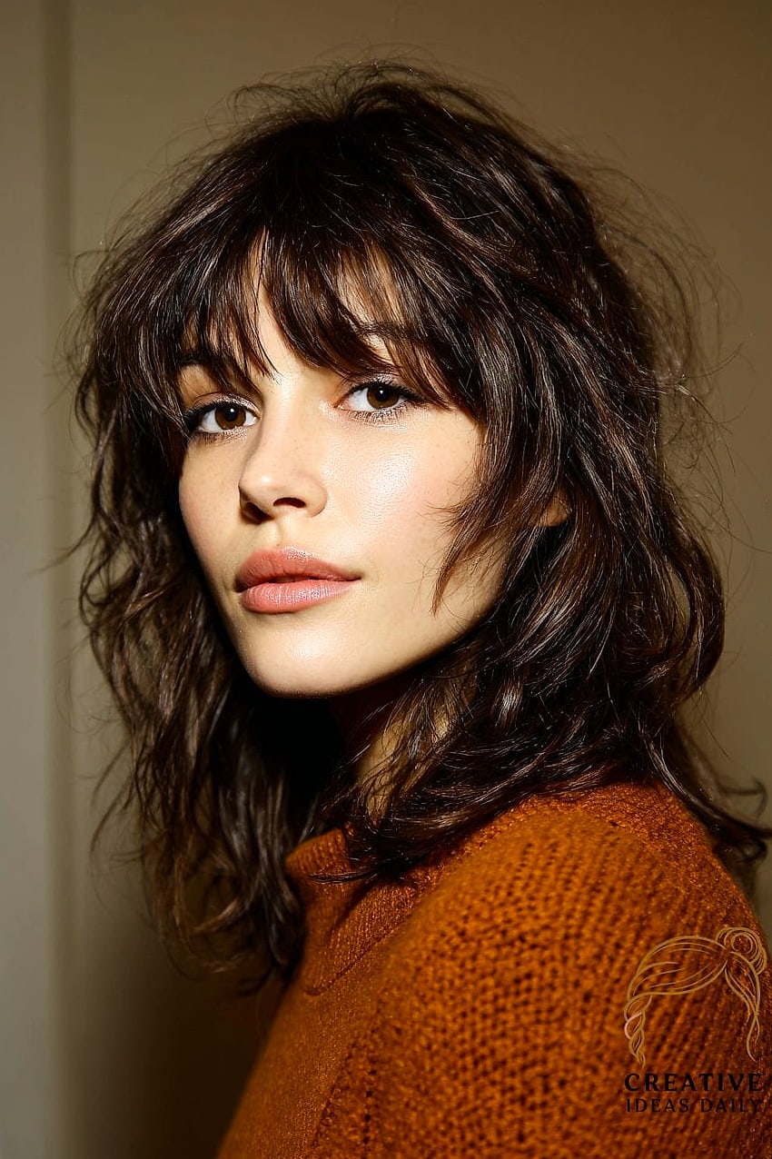 Piecey Bangs with Layers