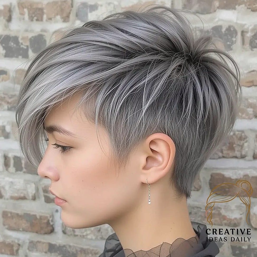 Piecey Crop With Bangs