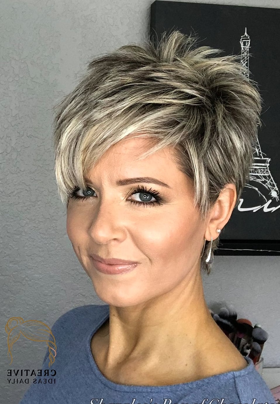 Piecey Pixie with Highlights