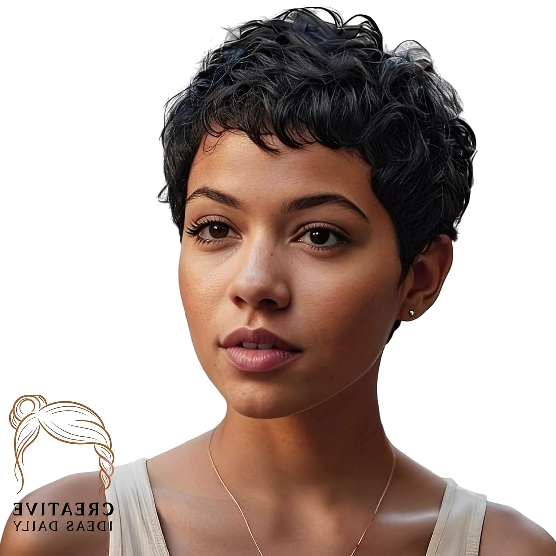 22 Pixie Cut Black Women Ideas Worth Bookmarking Right Now 20 Pixie with Curly Bangs