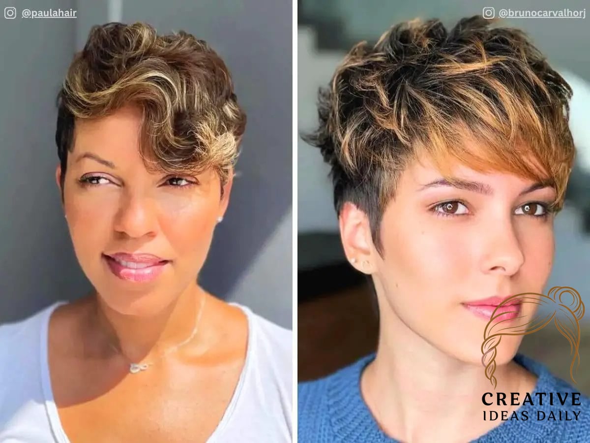 Pixie Cuts on Wavy Hair Ideas