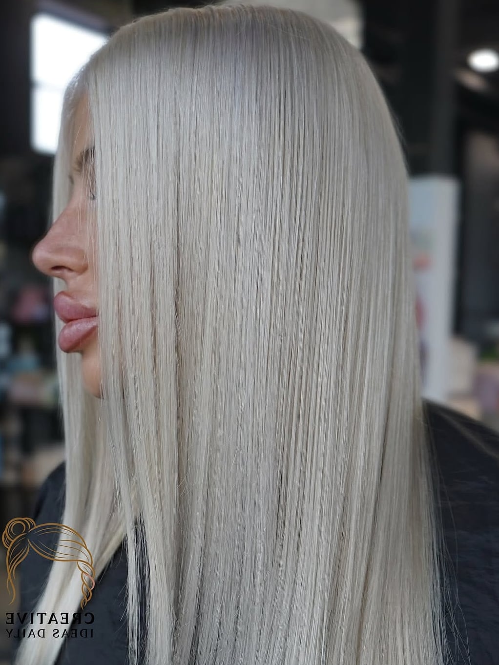 Platinum Blonde Straight Hair