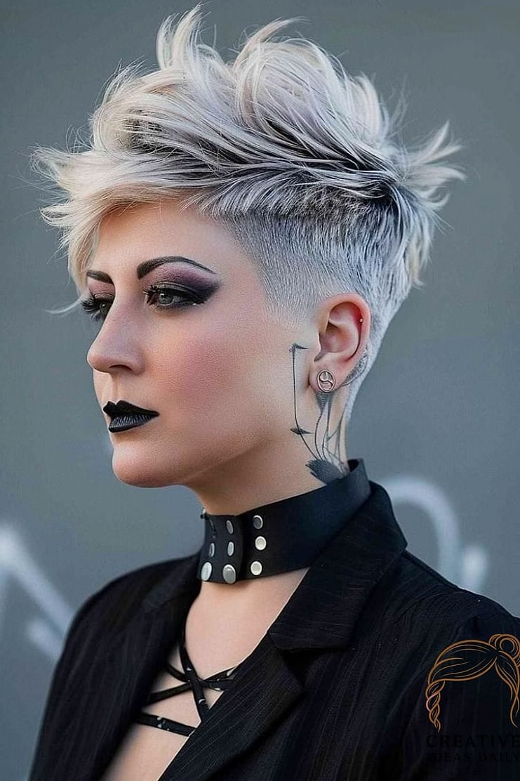 30 90S Pixie Cut Ideas You Need to Try Next 25 Punk-Inspired Spiky Pixie