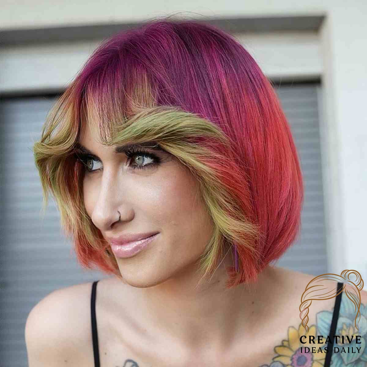 Rainbow-Inspired Bob