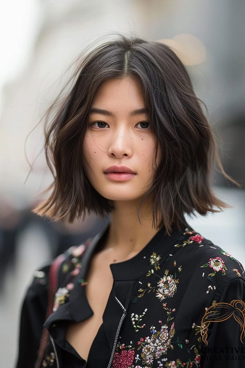 21 Asian Short Hair Ideas That Are Trending Right Now 9 Rounded Bob (Bowl-Inspired)