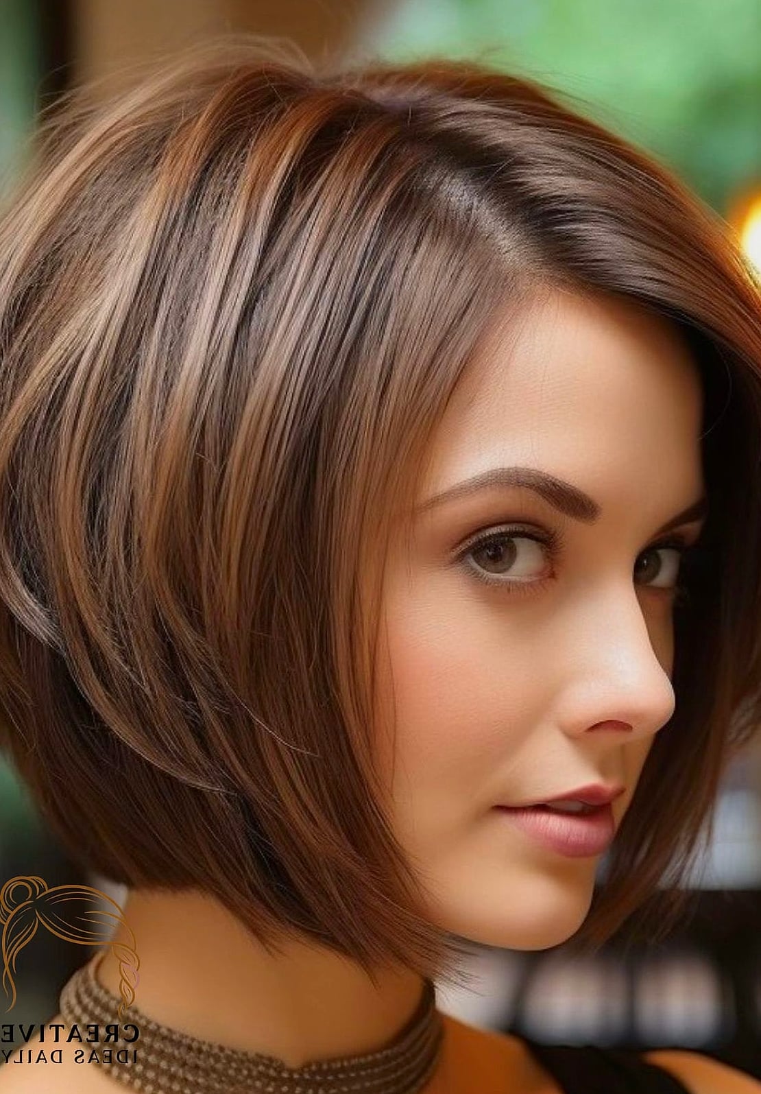 Rounded Bob With Bangs