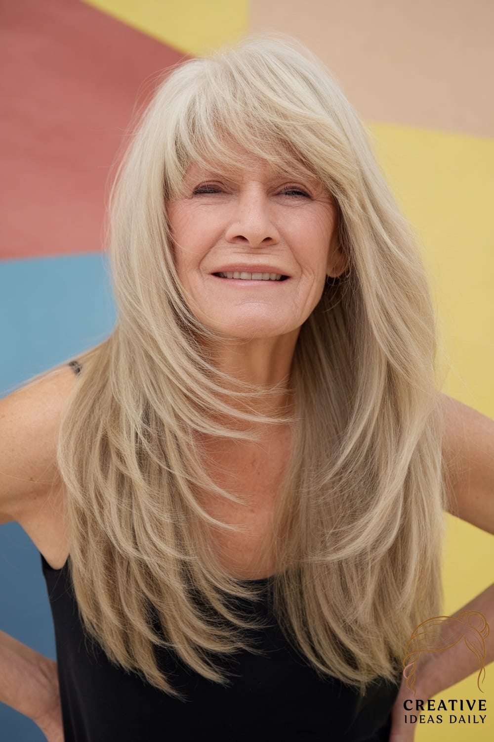 Sassy Long Layers with a Fringe