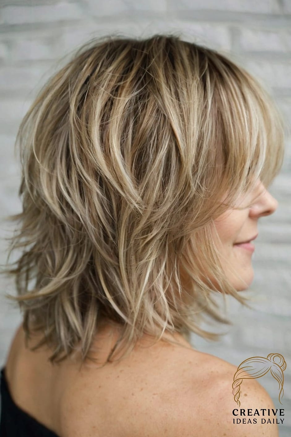 Shaggy Layers with Wispy Bangs