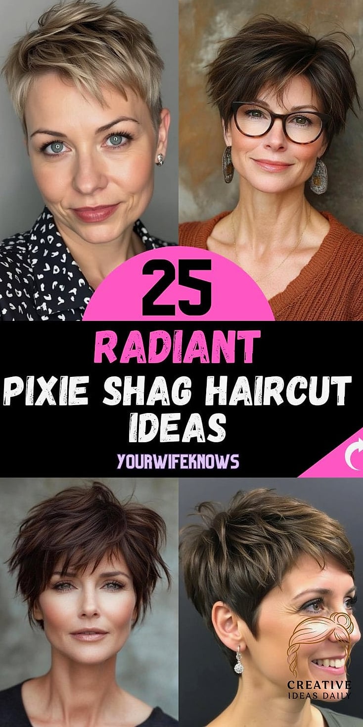 Shaggy Pixie Mullet