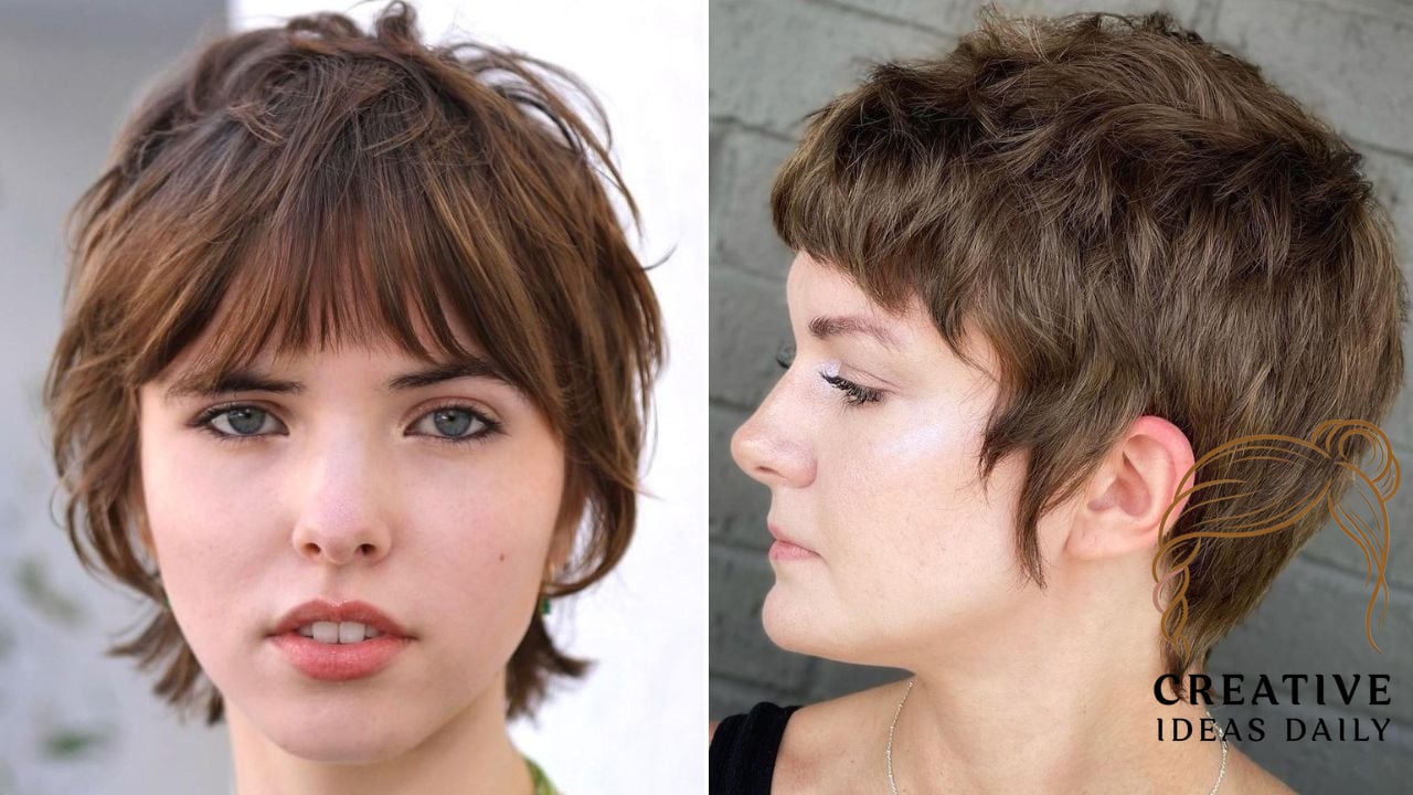30 90S Pixie Cut Ideas You Need to Try Next 3 Shaggy Pixie Haircut for Dark Hair