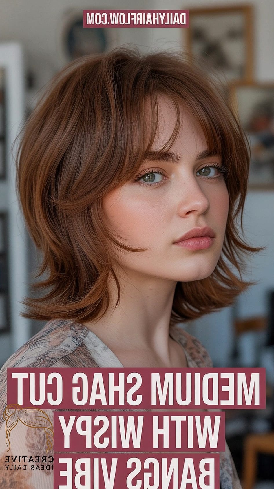 Shag With Wispy Bangs