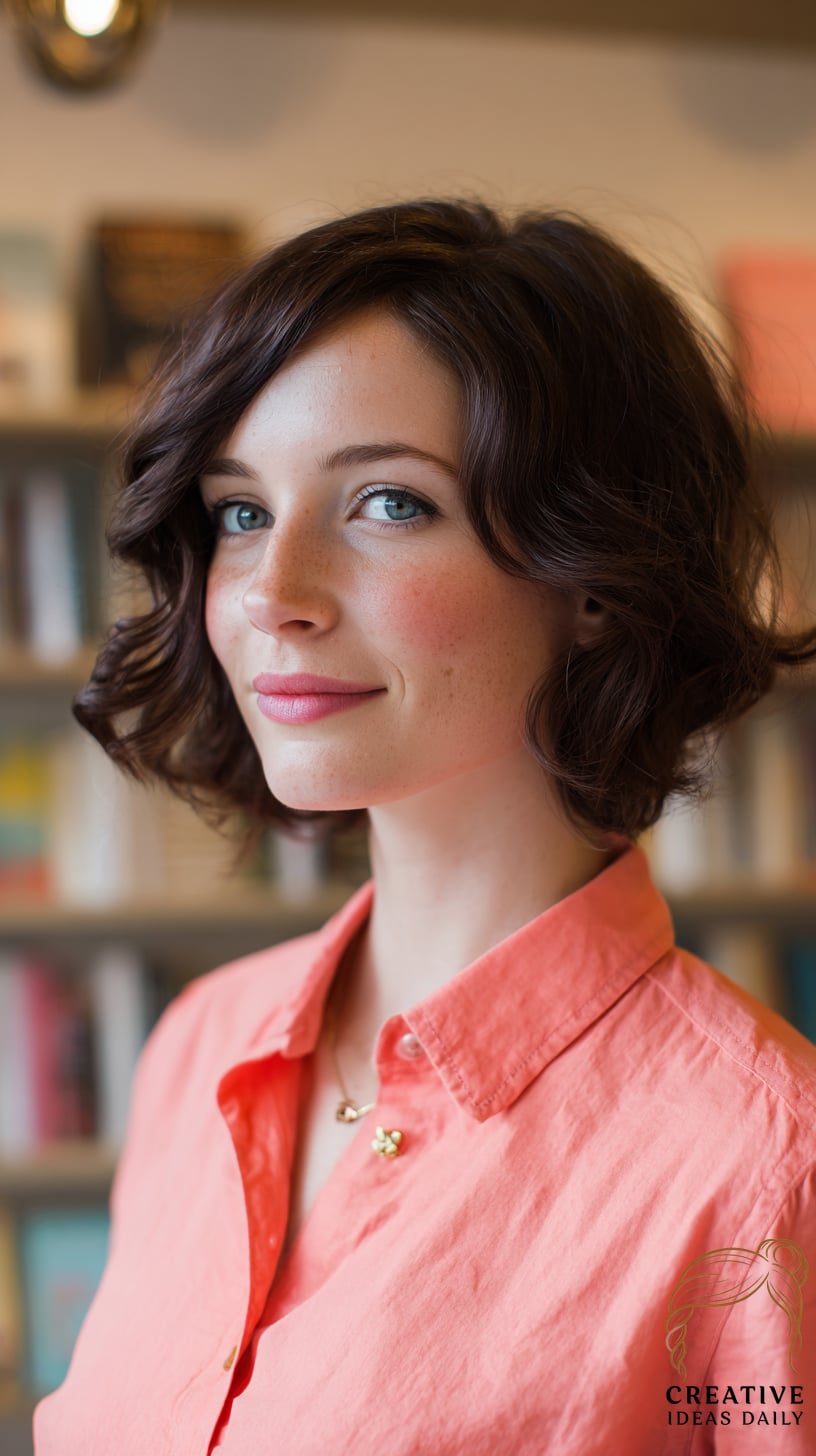 Short Curly Butterfly with Playful Volume