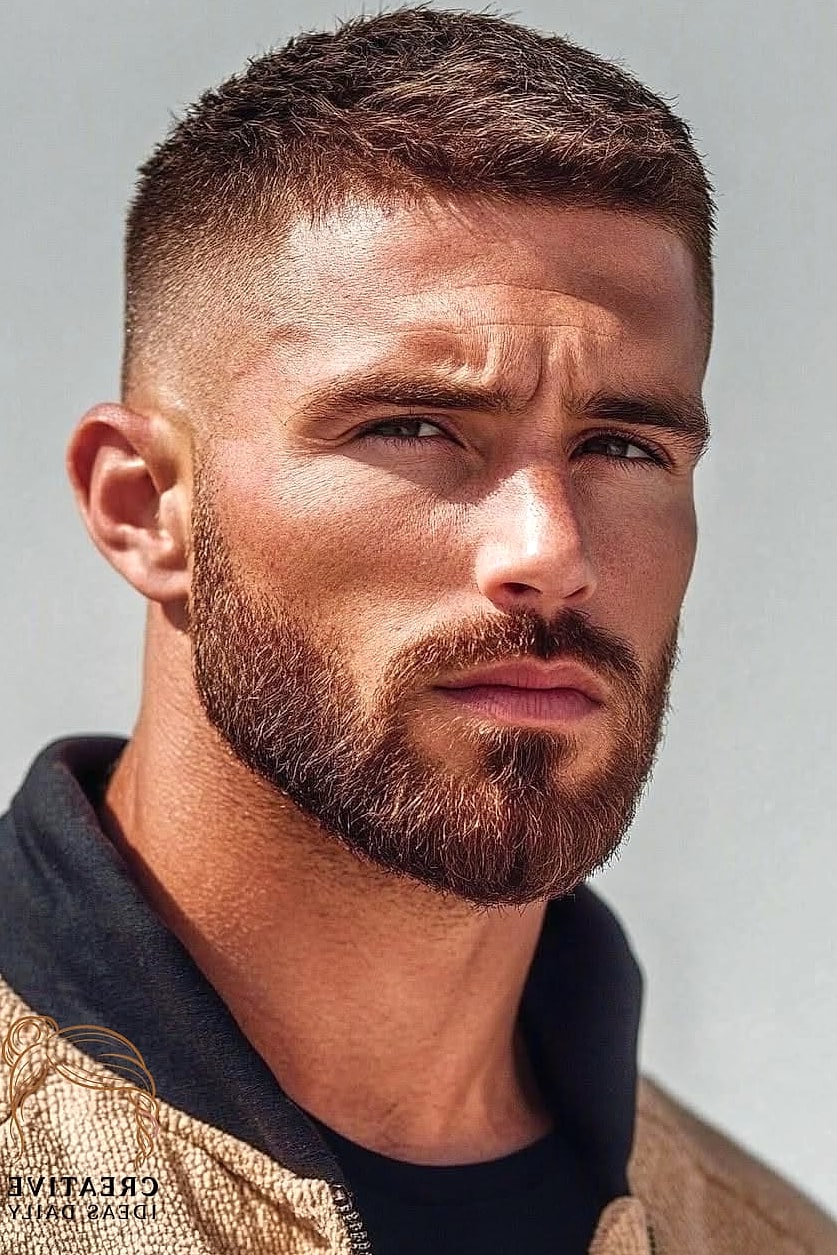 Short Hair with a Hard Part