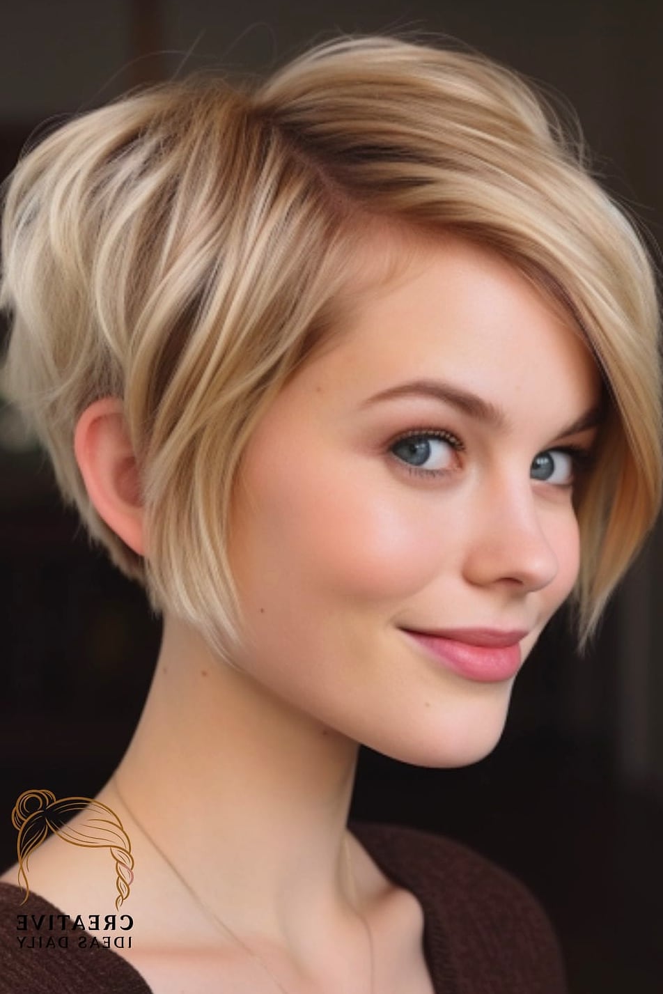 Short Layered Bob for Thick Hair
