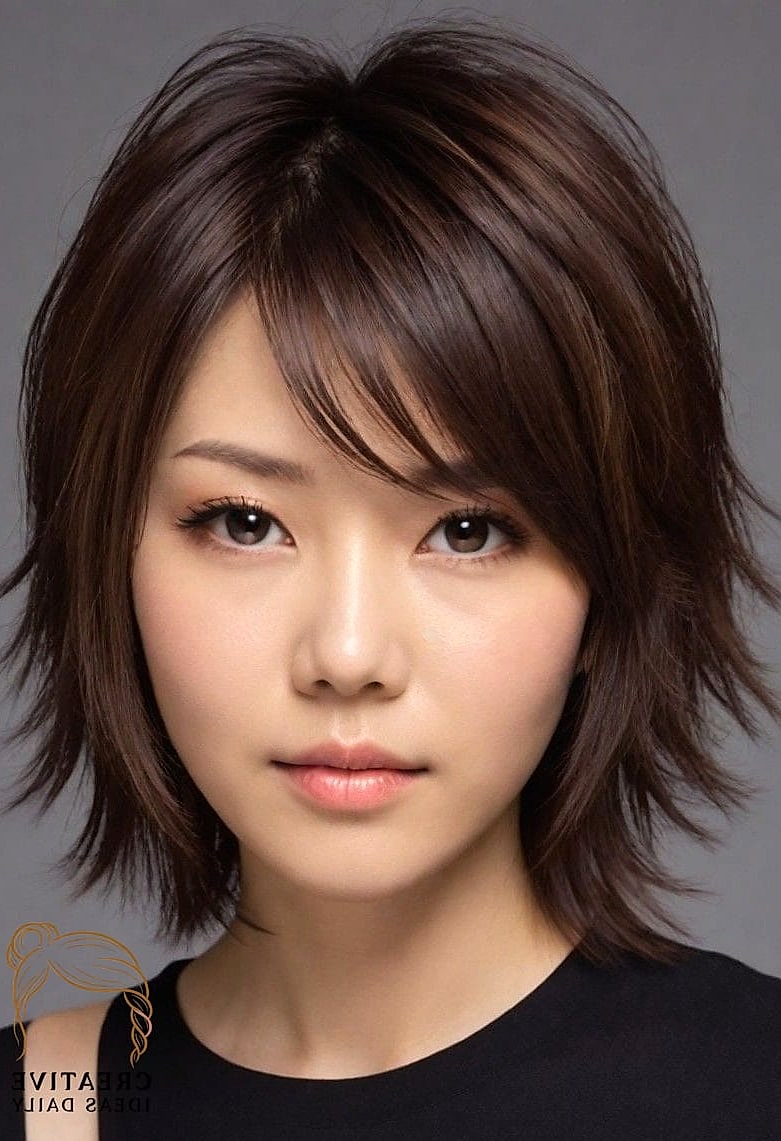 Short Shag with Curtain Fringe