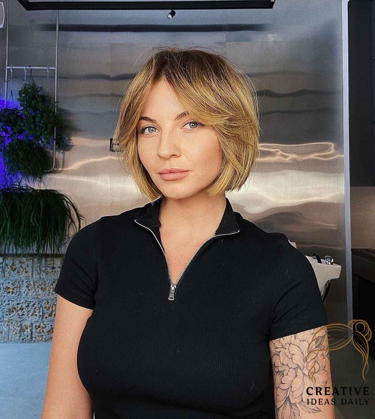 Short Two-Block Haircut