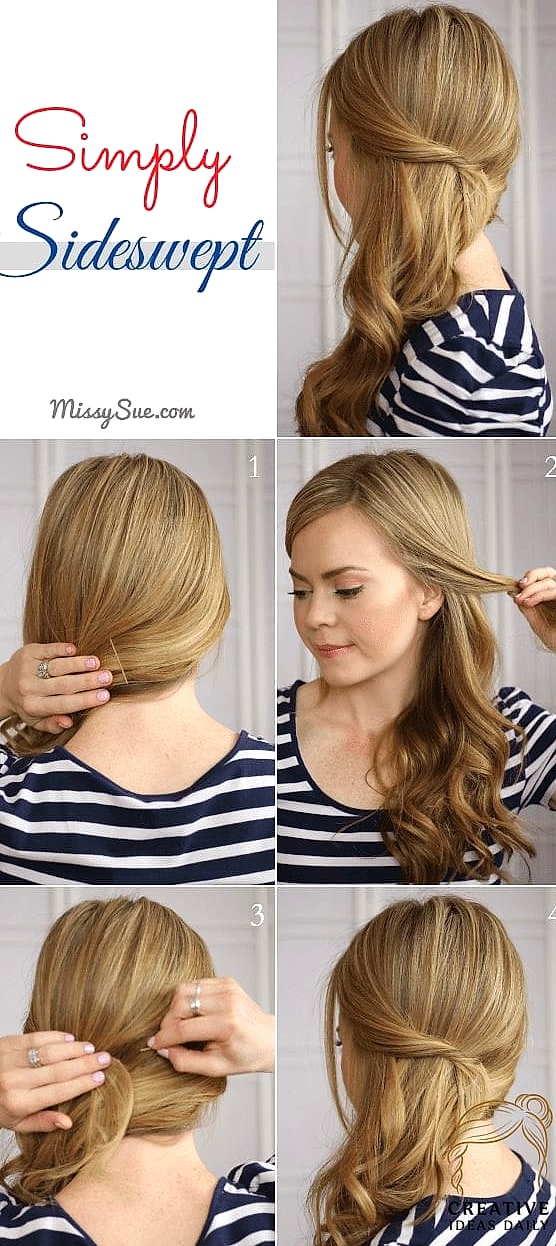 Side-Swept Pixie with Long Fringe