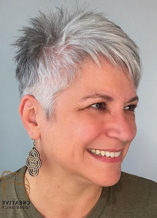 Silver Textured Crop