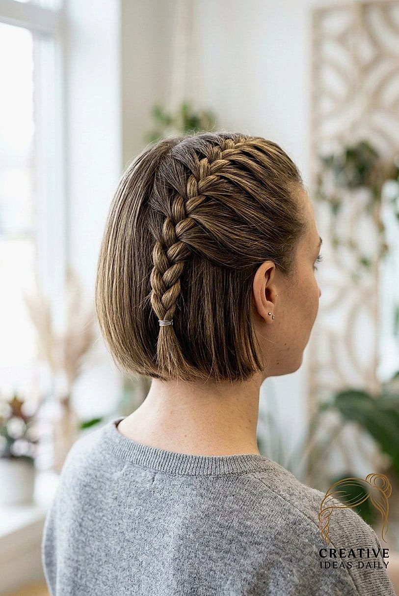 Simple Low Bun For Thick Long Hair