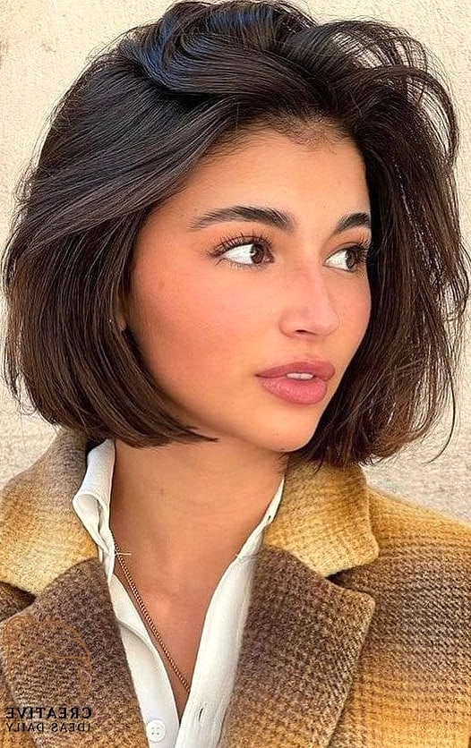 Sleek Bob with a Structured Blazer