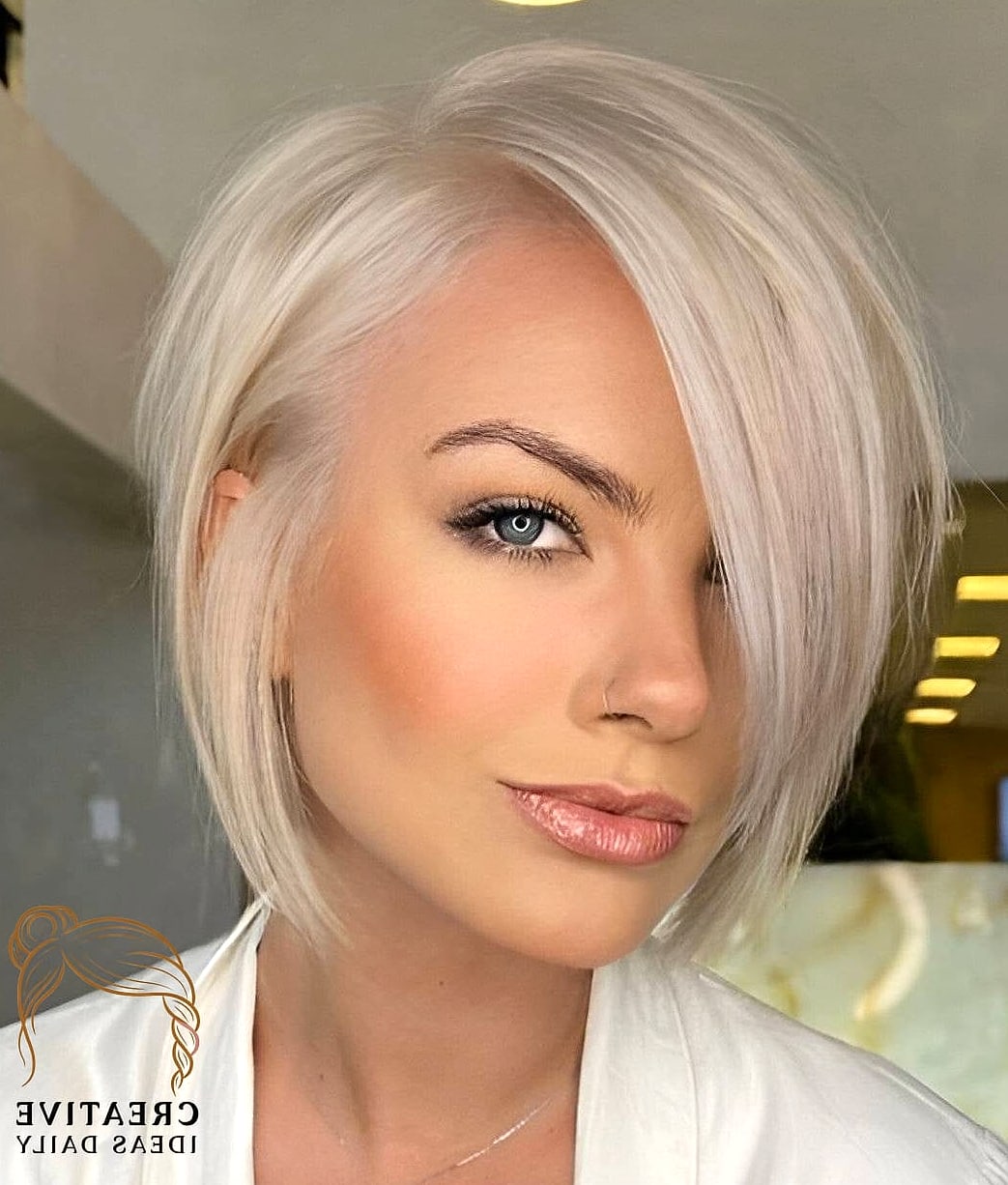 The Sleek Bob with a Sharp Line