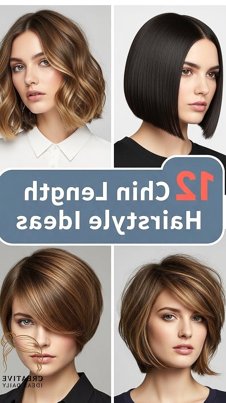Sleek Chin-Length Bob